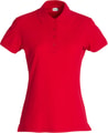 Dames Polo Clique Basic 028231 Rood